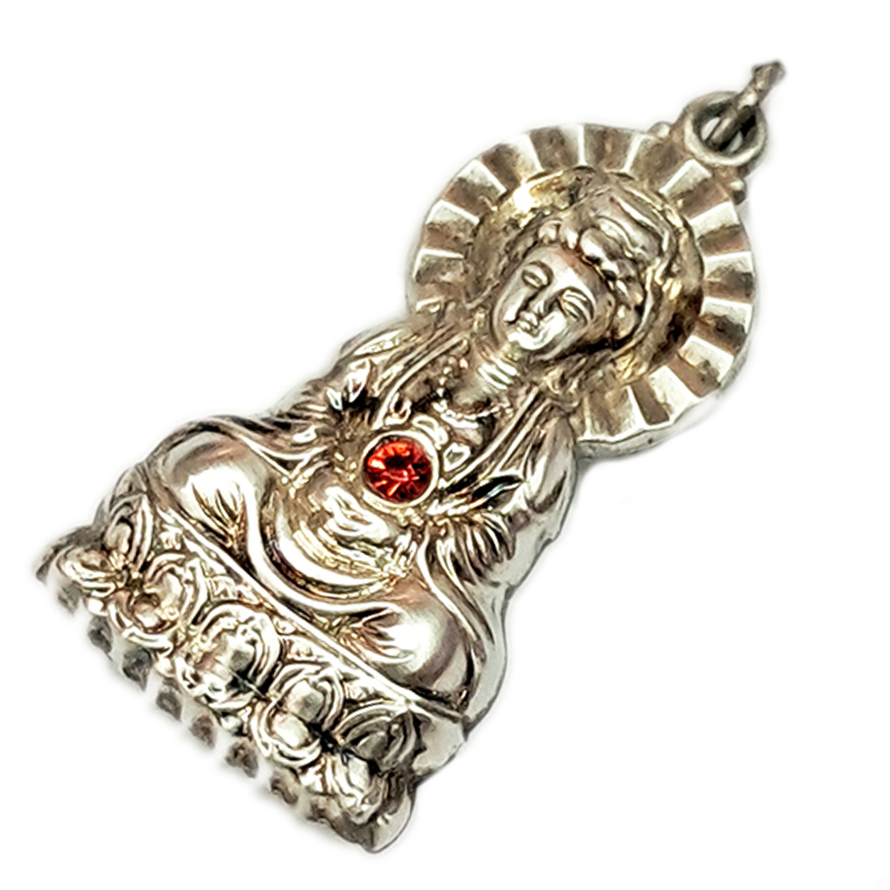 觀音菩薩{925銀}雙面墜3公分 【十方】139963