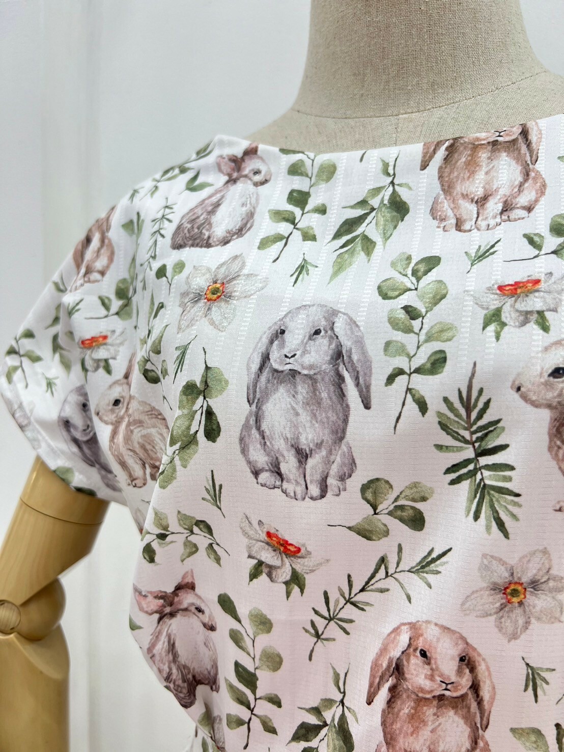 泰國-氣質小兔親子洋裝-MOM
