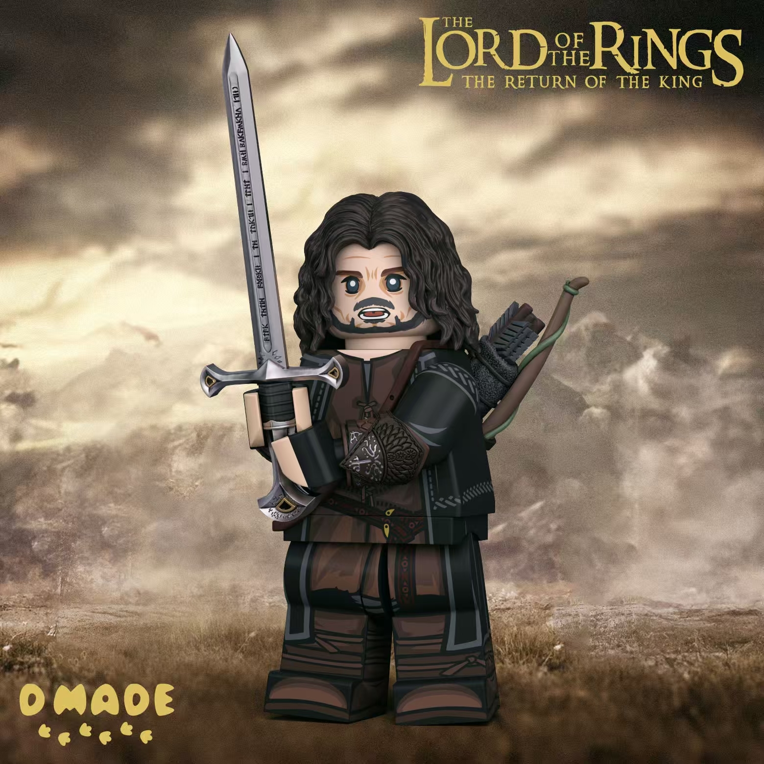[Saturday][Preorder] Lord of the Rings - Arathorn [PAD+UVprinted]