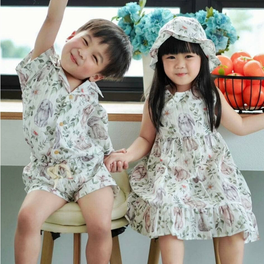 泰國-氣質小兔親子套裝-小童套裝
