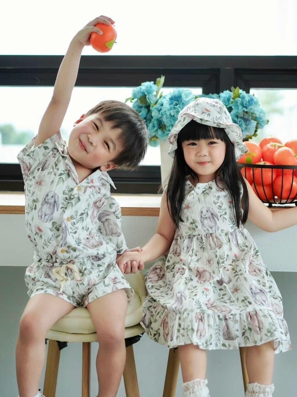 泰國-氣質小兔親子套裝-小童套裝