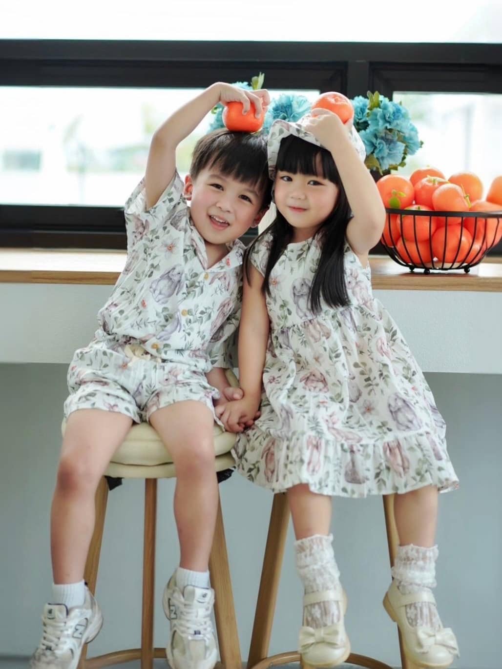 泰國-氣質小兔親子套裝-小童套裝