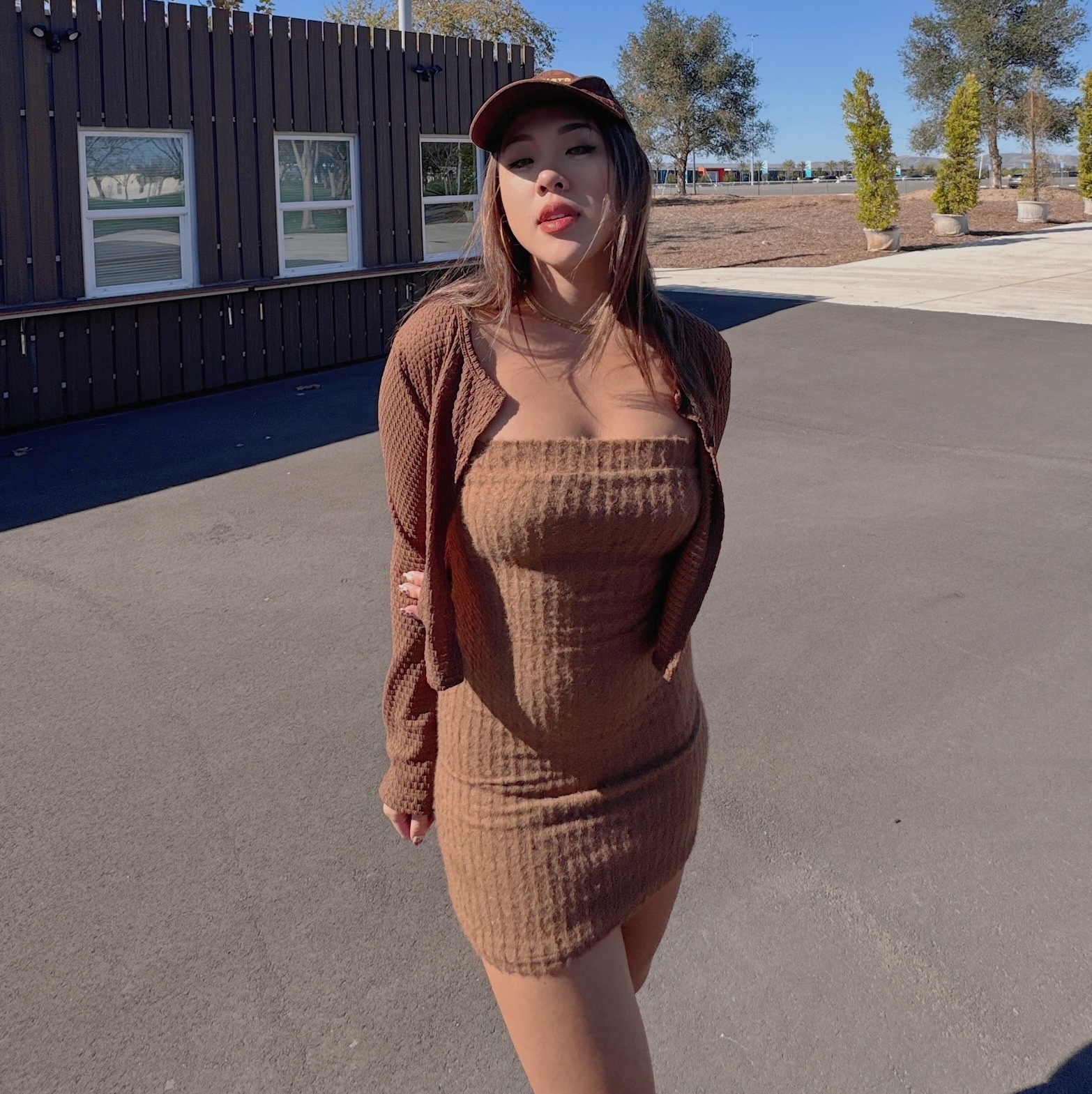 Caramel Latte 🍫美式辣卡其平口套裝