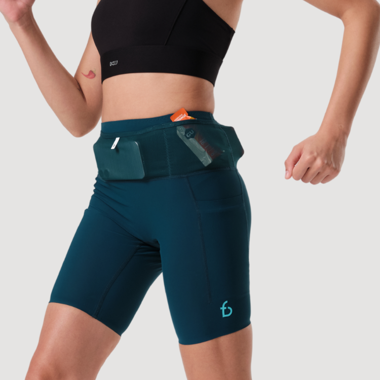 FlipBelt飛力跑空氣腰包女生競速短褲_6“_2.0版