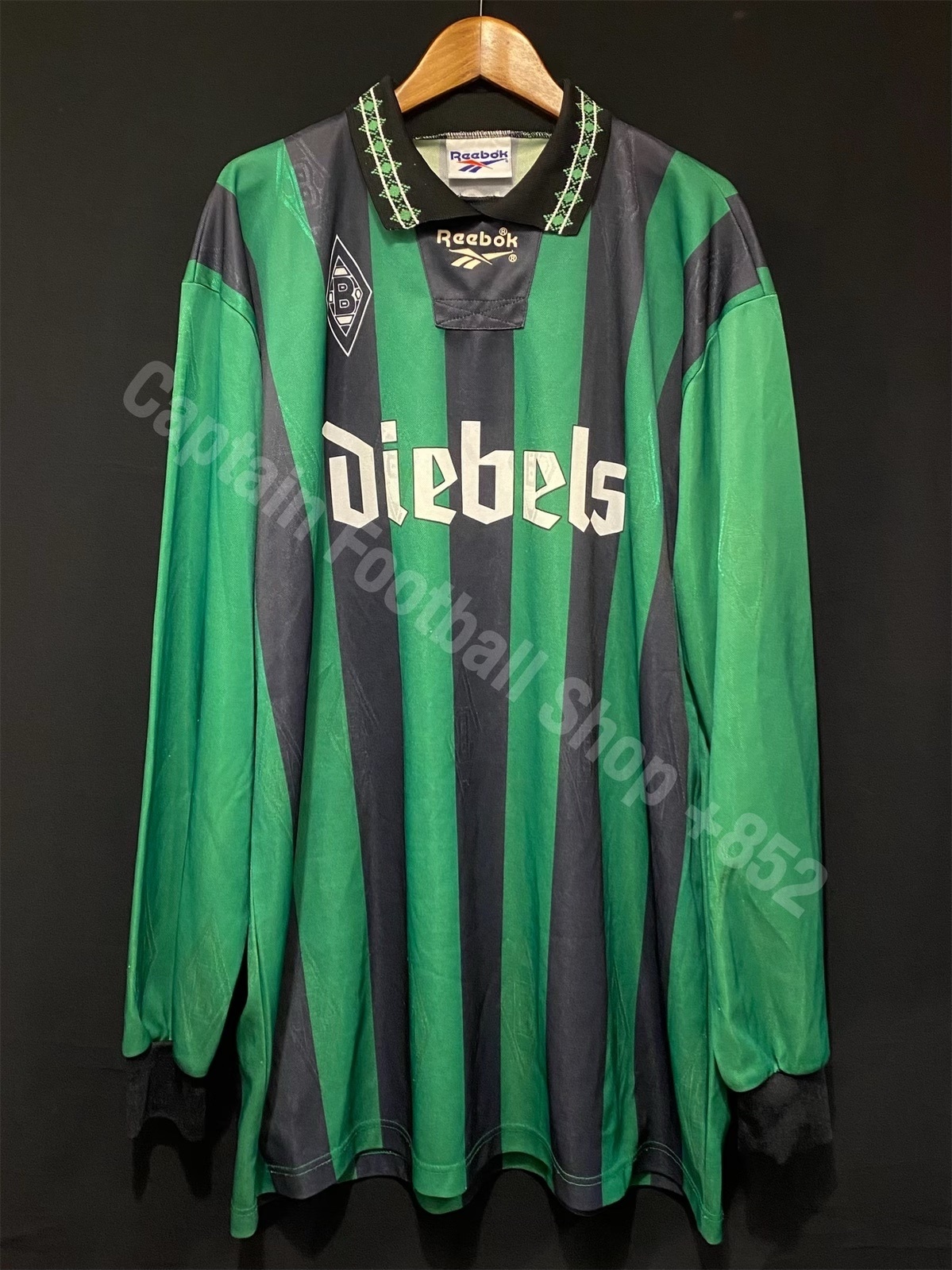 Borussia Monchengladbach 1995-1996 Reebok L/S Away Shirt #10 EFFENBERG
