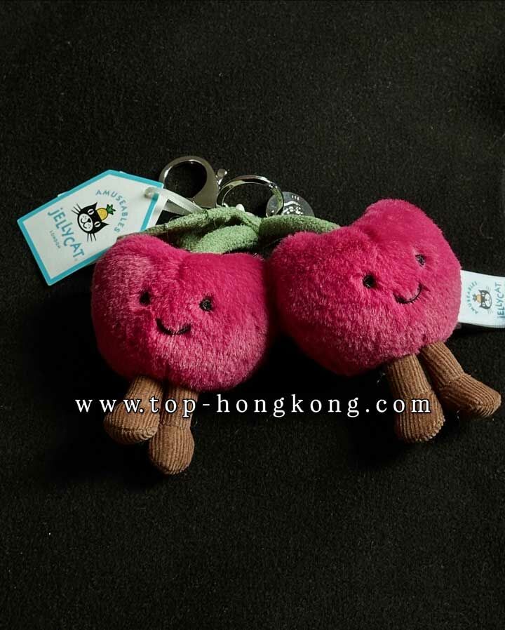 Jellycat Amuseables Cherries Bag Charm車厘子鎖匙扣