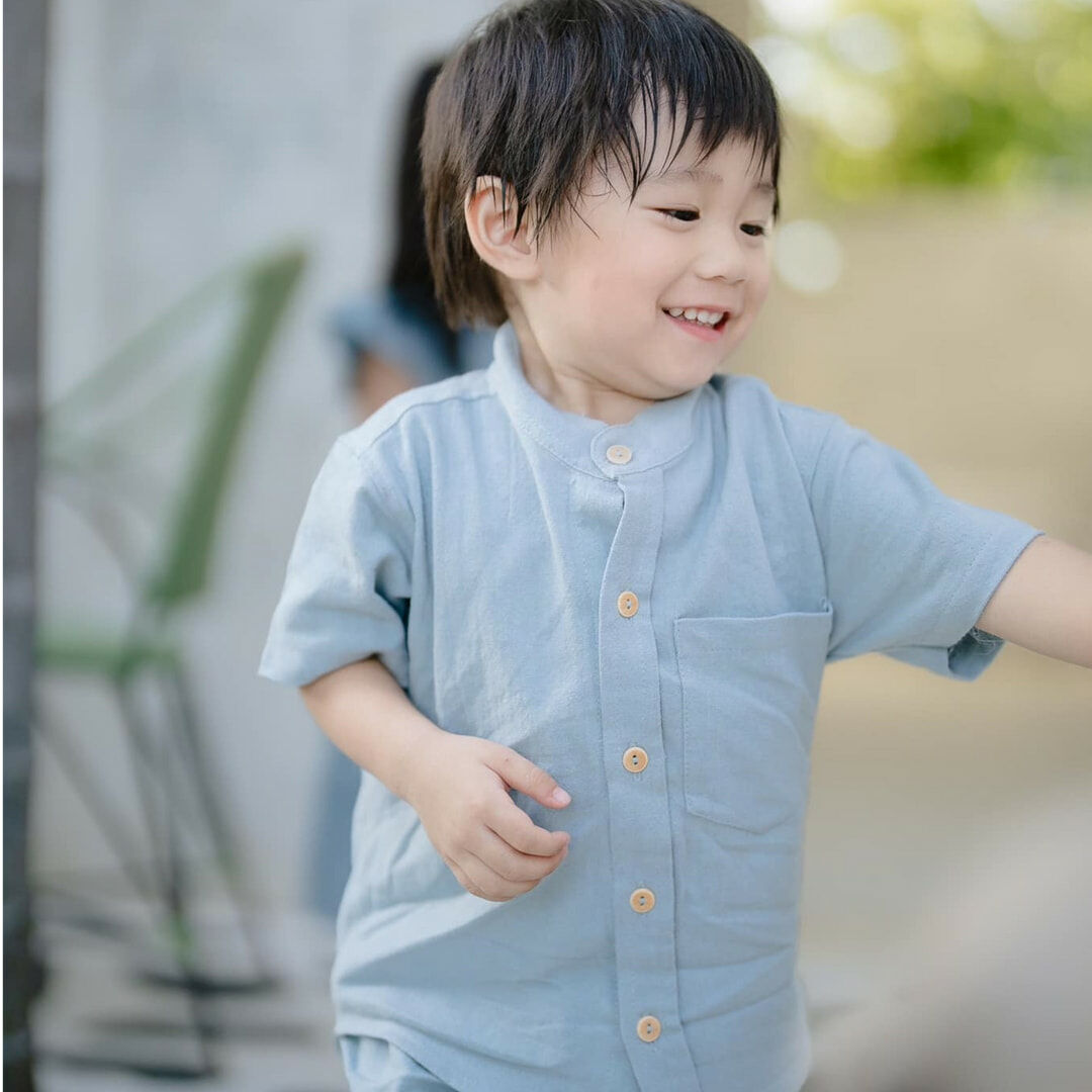 泰國-純色棉麻高質感套裝