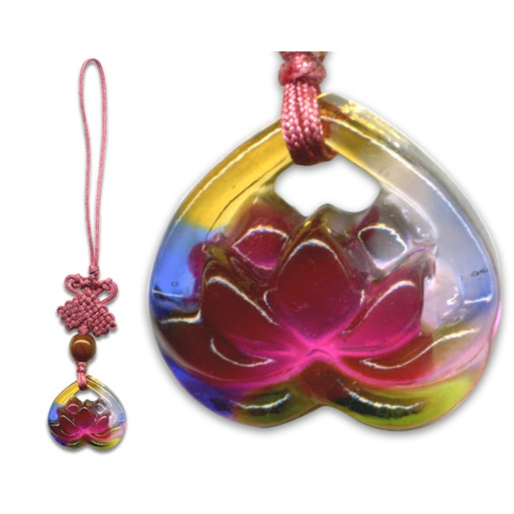 荷花小吊飾 出淤泥而不染吉祥如意開運納福