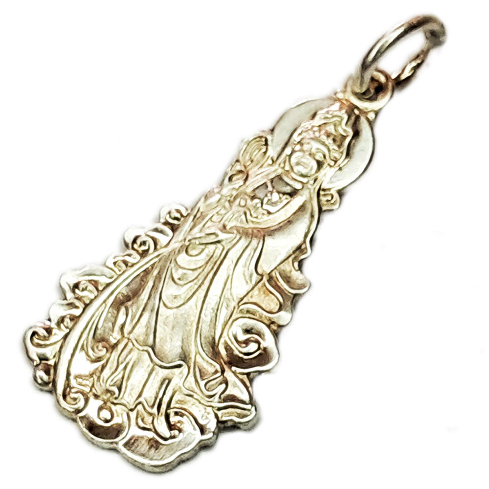 白衣觀音{925純銀}2.5 公分【十方】146217