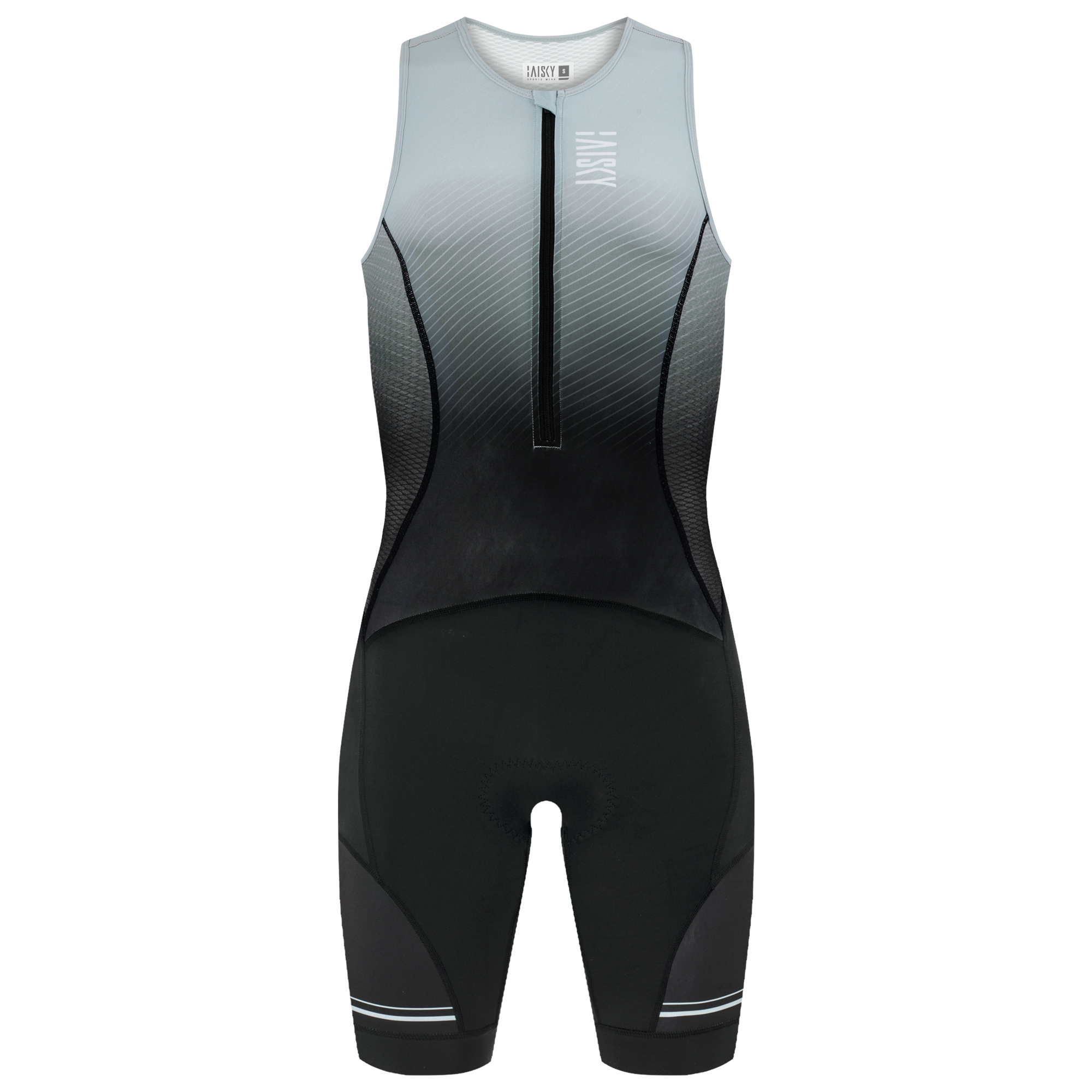 男款無袖連身三鐵衣 The Triathlete 灰