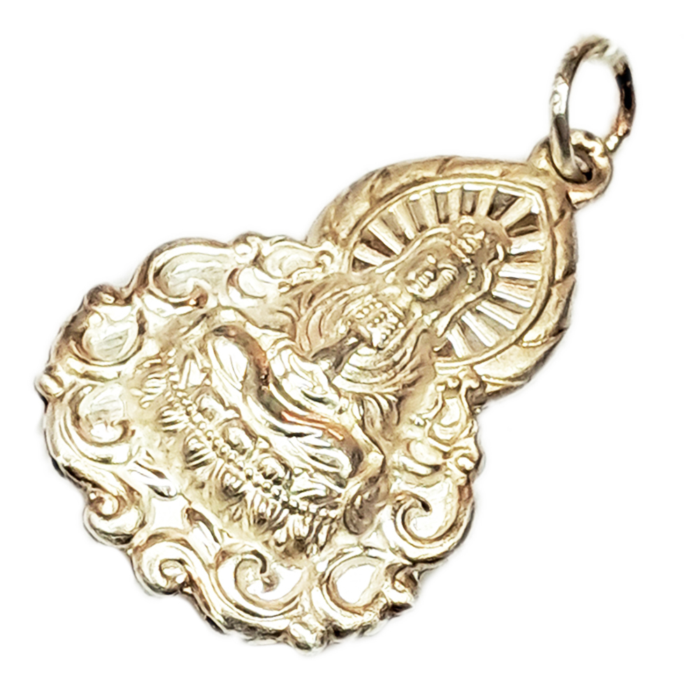 觀音菩薩999純銀雙面銀墜2.8公分【十方】148330