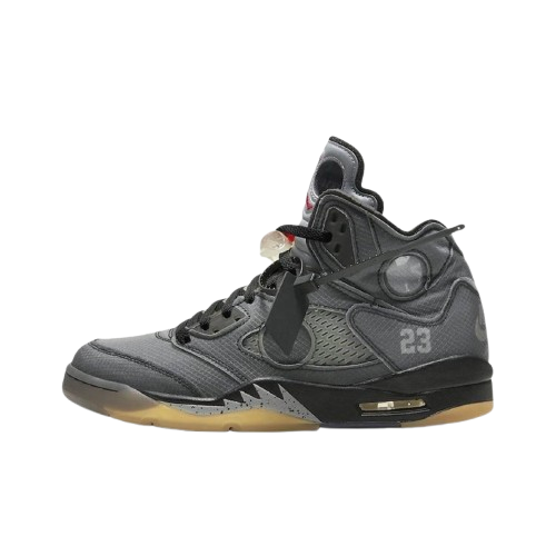 Off-White x Air Jordan 5 Retro SP '' Black '' 聯名款 黑蟬 男鞋 CT8480-001