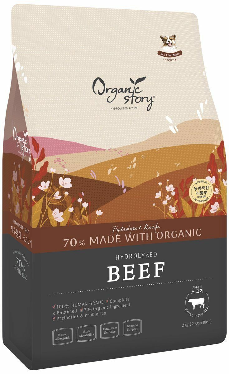 Organic Story 有機物語 - 有機狗糧 6kg (500g x 12)