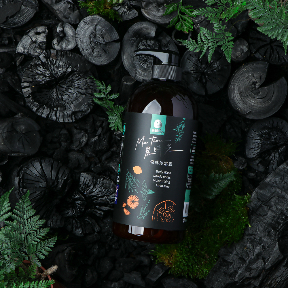 炭時光-木酢森林沐浴露 1000 mL