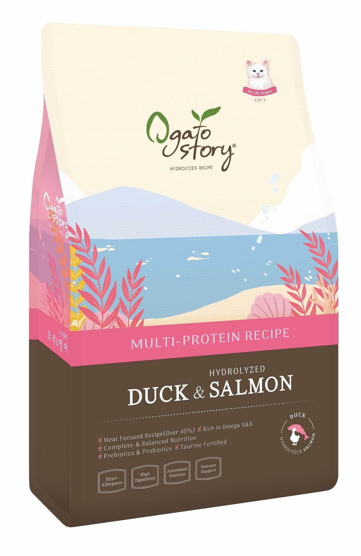 Ogato Story - 多種蛋白配方 全貓糧 2kg (200g x 10) 獨立包裝