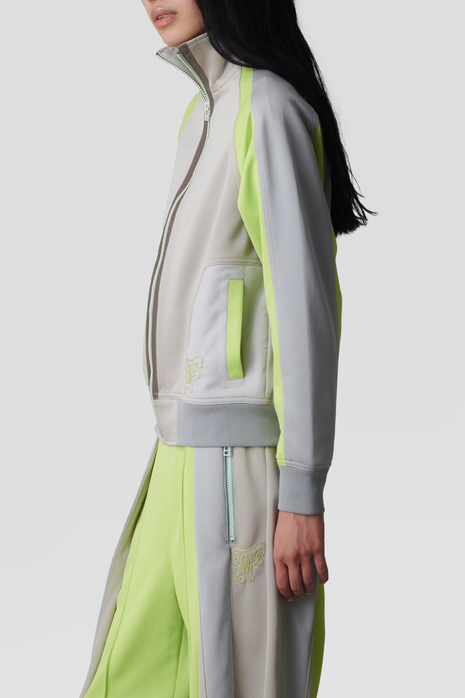 FACETASM｜JERSEY 撞色拼接拉鍊外套