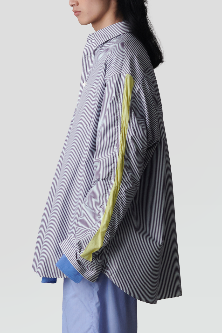 FACETASM｜PANEL 撞色側拼接寬鬆襯衫