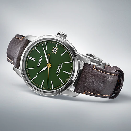萬年鐘錶 - SEIKO Presage  Urushi漆藝工藝面盤機械不鏽鋼款男錶 SPB407J1 / 6R55-00C0G  錶徑40.2MM