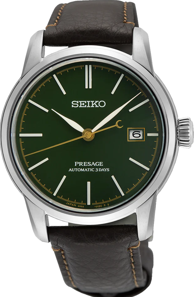 萬年鐘錶 - SEIKO Presage  Urushi漆藝工藝面盤機械不鏽鋼款男錶 SPB407J1 / 6R55-00C0G  錶徑40.2MM