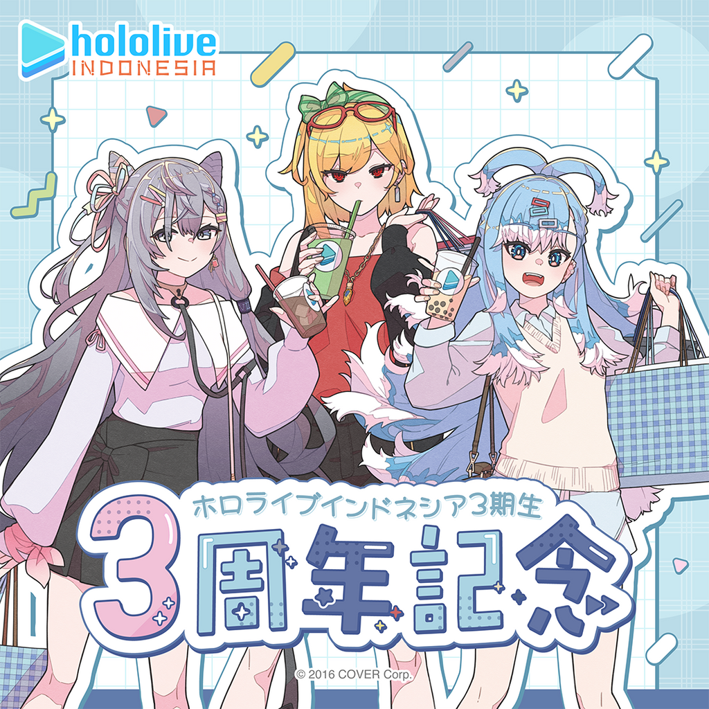 「官方代購」Hololive ホロライブインドネシア3期生 3周年記念
