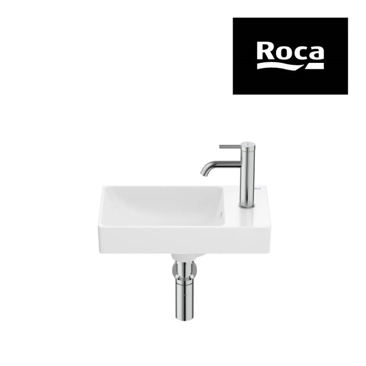 Roca "Ona" 327681000 Wallhung FINECERAMIC® basin with overflow