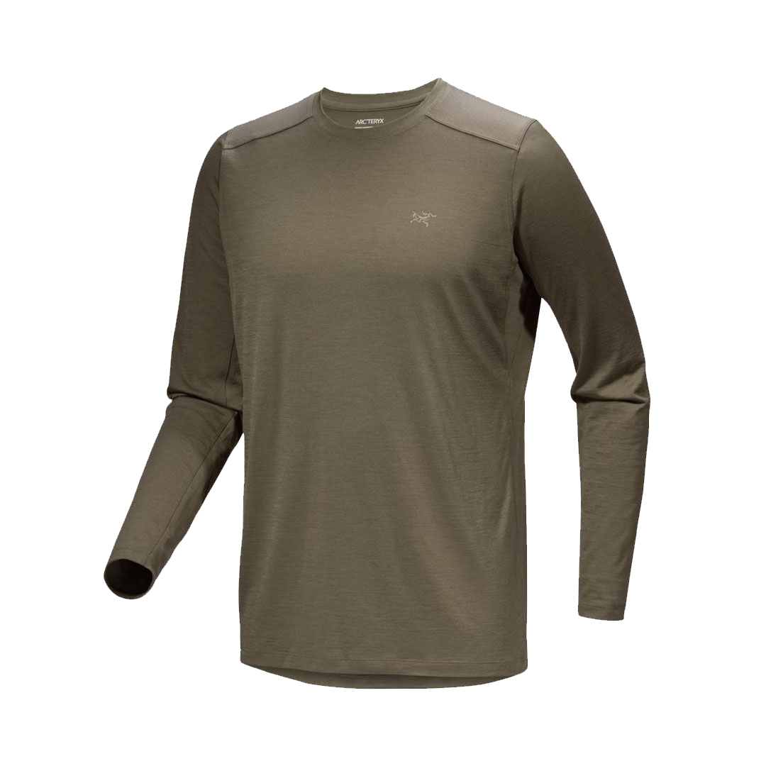 ARC'TERYX 始祖鳥 Ionia長袖羊毛T恤 男款 (龍紋綠色) 11AT07732