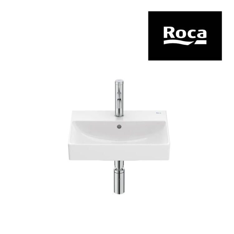 Roca "Ona" 327682000 Wallhung FINECERAMIC® basin with overflow