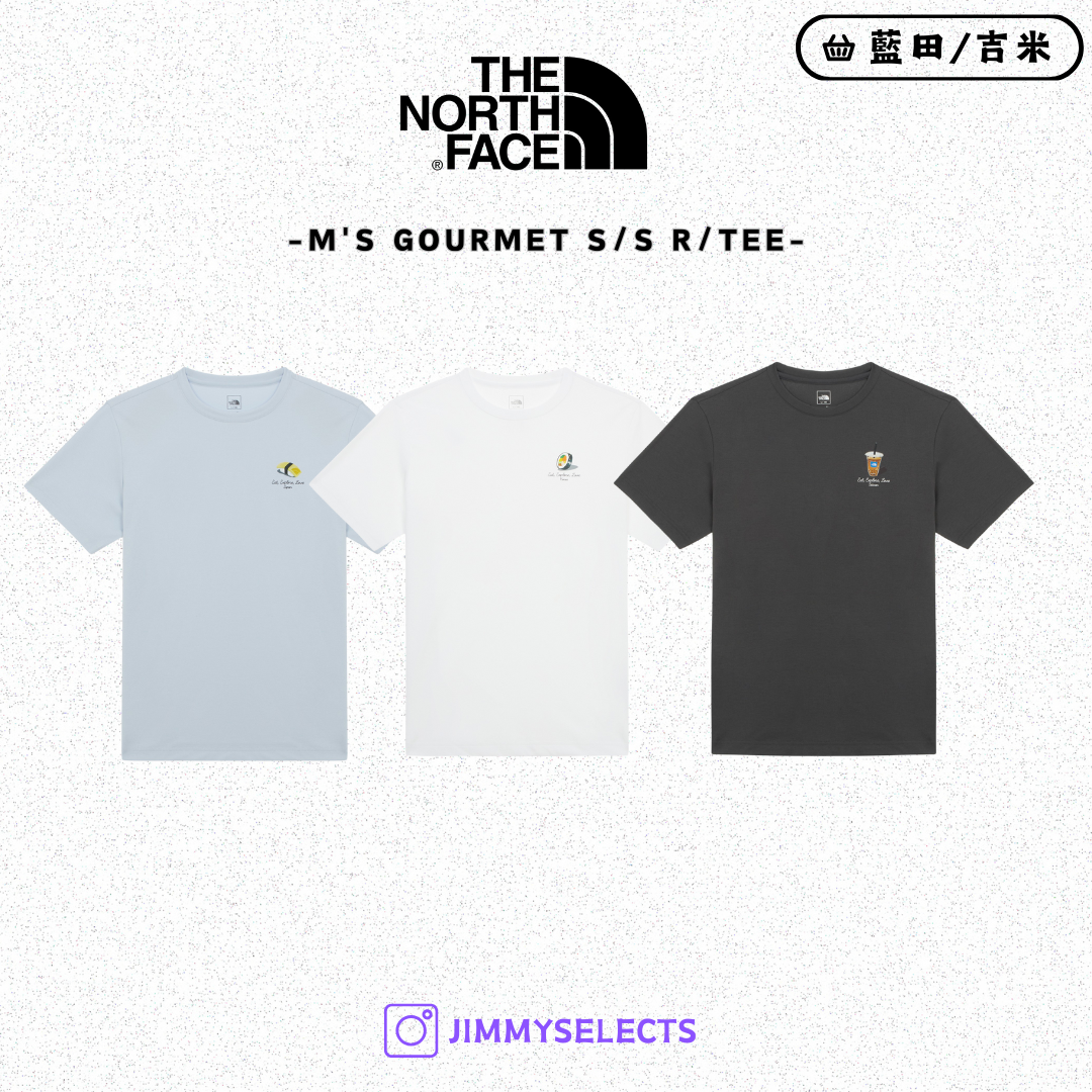 【代購】THE NORTH FACE 北臉 男 GOURMET 珍奶 壽司 手捲 限定 短袖 短T NT7UR22