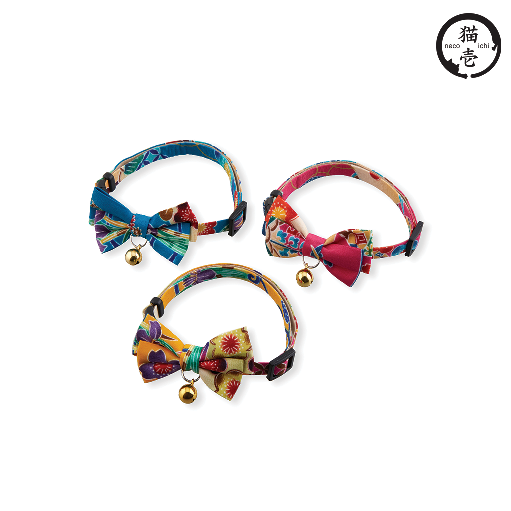 Cat First 蝴蝶結安全項圈 浴衣系列 美版