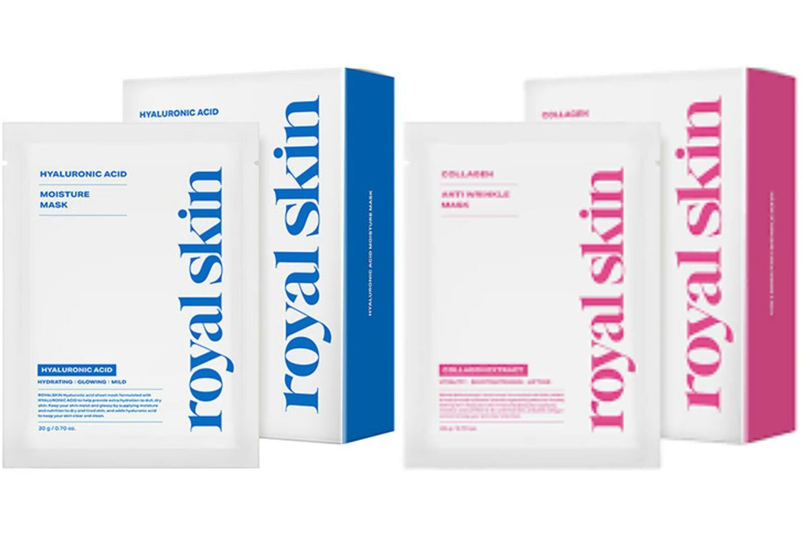 (2549)Royal skin 面膜套裝(紅藍各一)