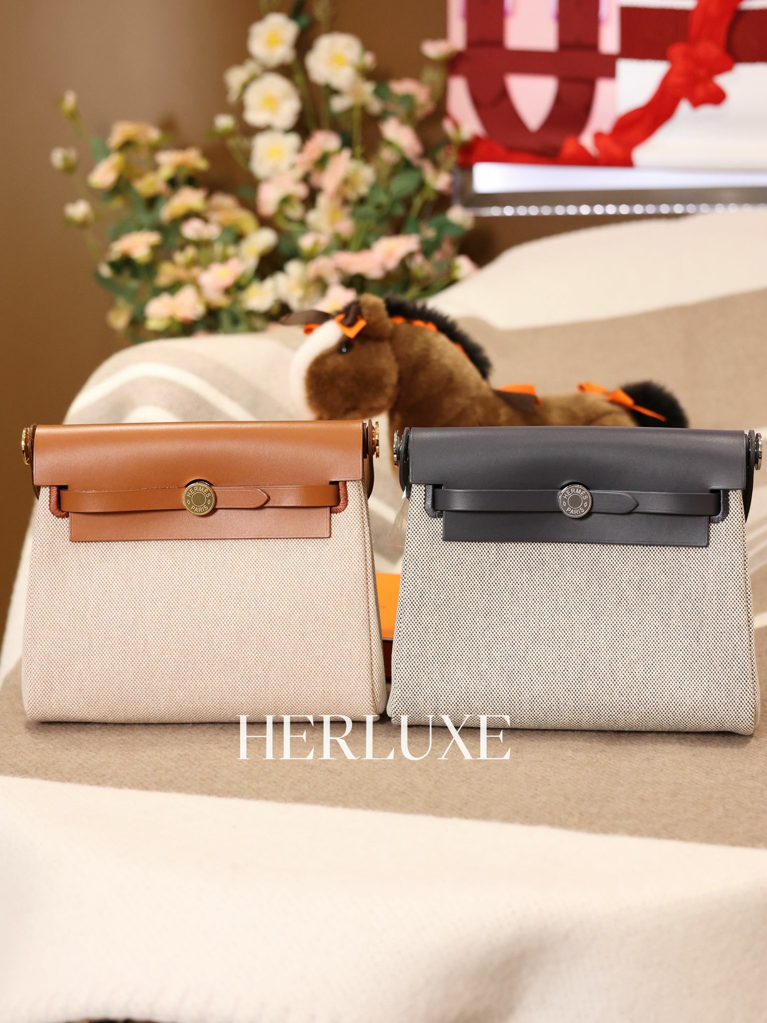 Herbag mini 85 ardoise/8U bleu glacier/ecru canvas ck K