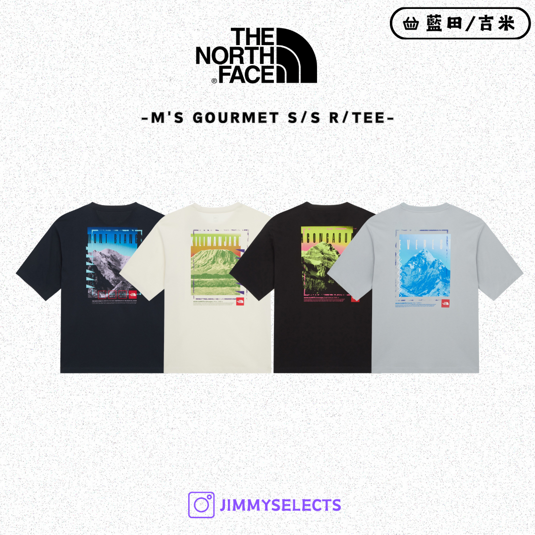 【代購】THE NORTH FACE 北臉 MEKA 聖地 白朗峰 山岳 圖案 短袖 短T NT7UR06