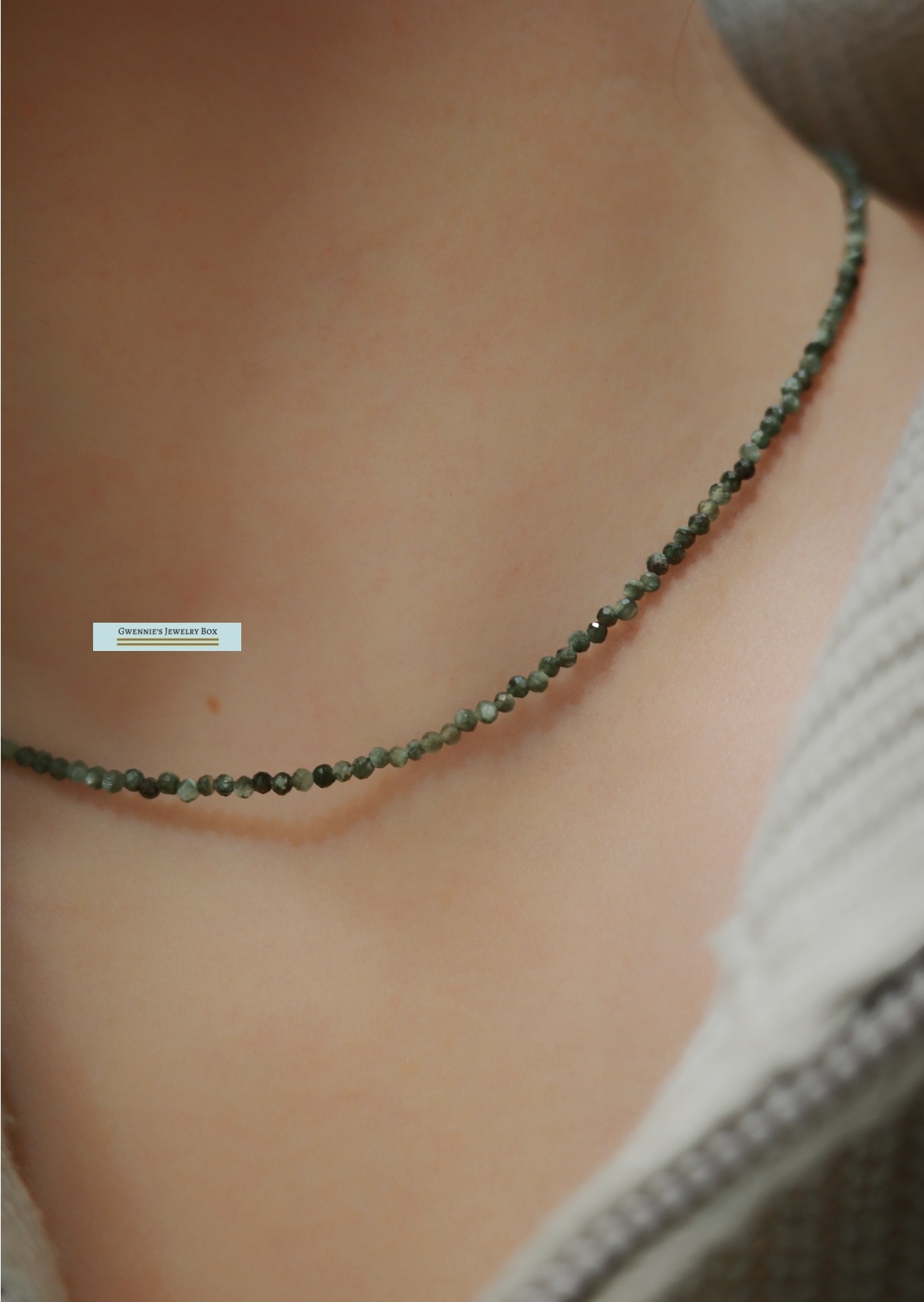 《翠影迷霧》、《星海之淵》Baby / Minibaby 原礦項鏈