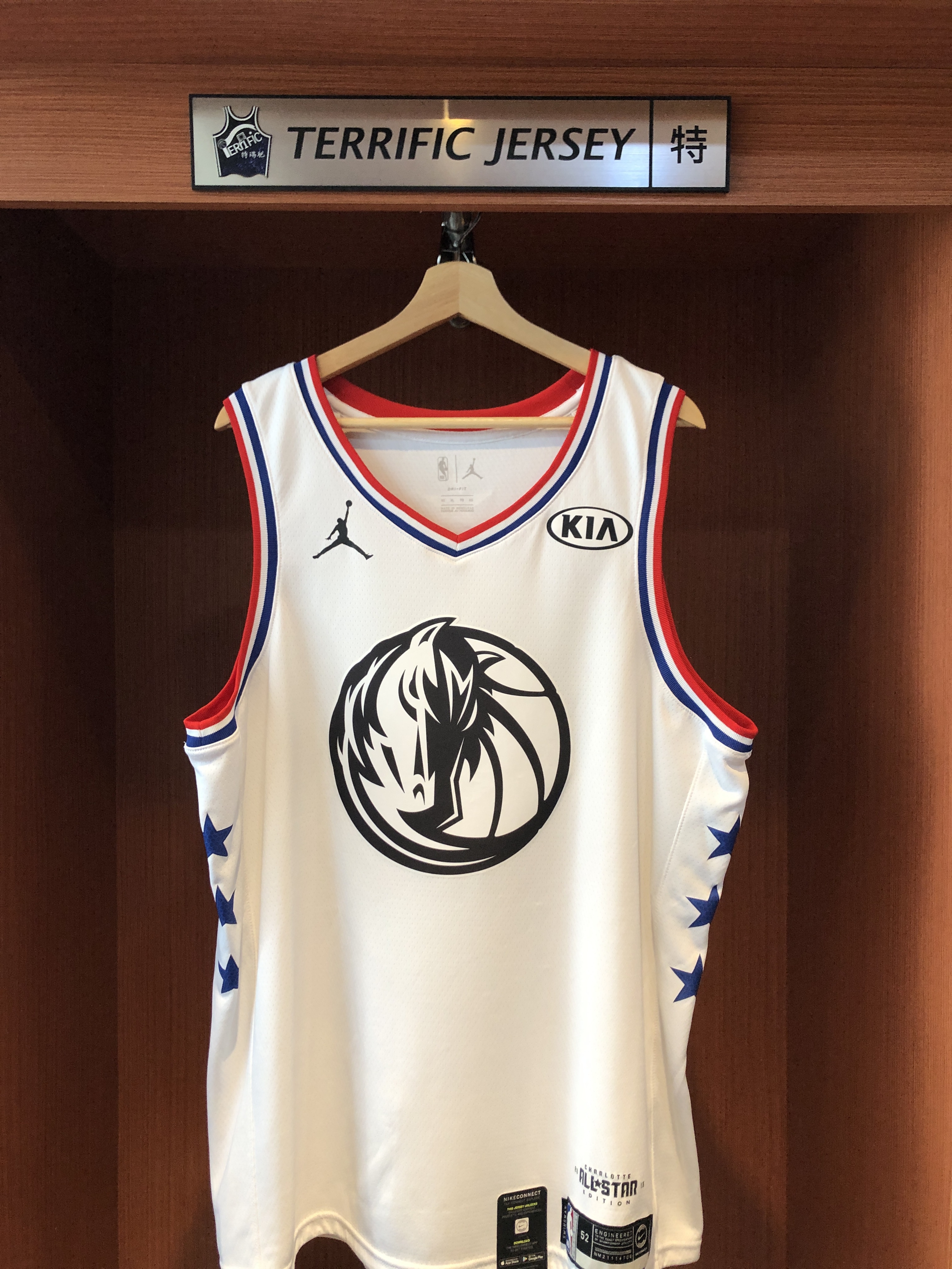 NBA球衣 Dirk Nowitzki 18-19 明星賽 白 特殊名額 All Star Jordan Swingman 球迷版 熱轉印 含贊助商標 全新