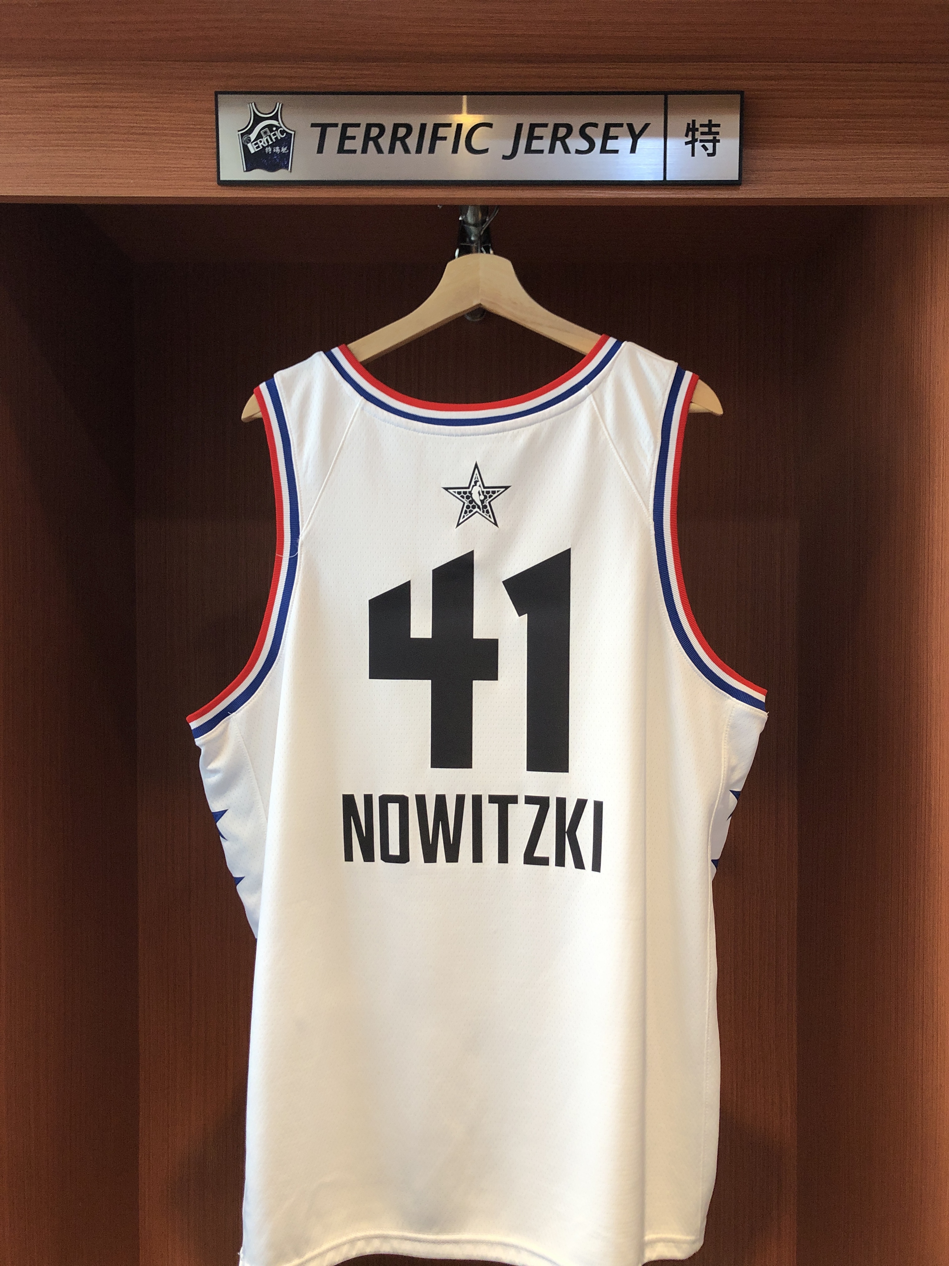 NBA球衣 Dirk Nowitzki 18-19 明星賽 白 特殊名額 All Star Jordan Swingman 球迷版 熱轉印 含贊助商標 全新