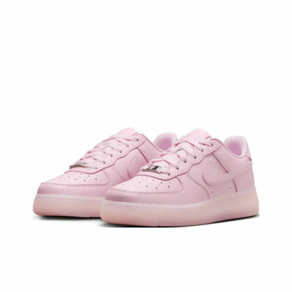 Nocta x Nike Air Force 1 Low Love You Forever 粉色 GS 皮革 柔軟 女鞋 運動鞋 休閒鞋 大童鞋 HQ1772-600