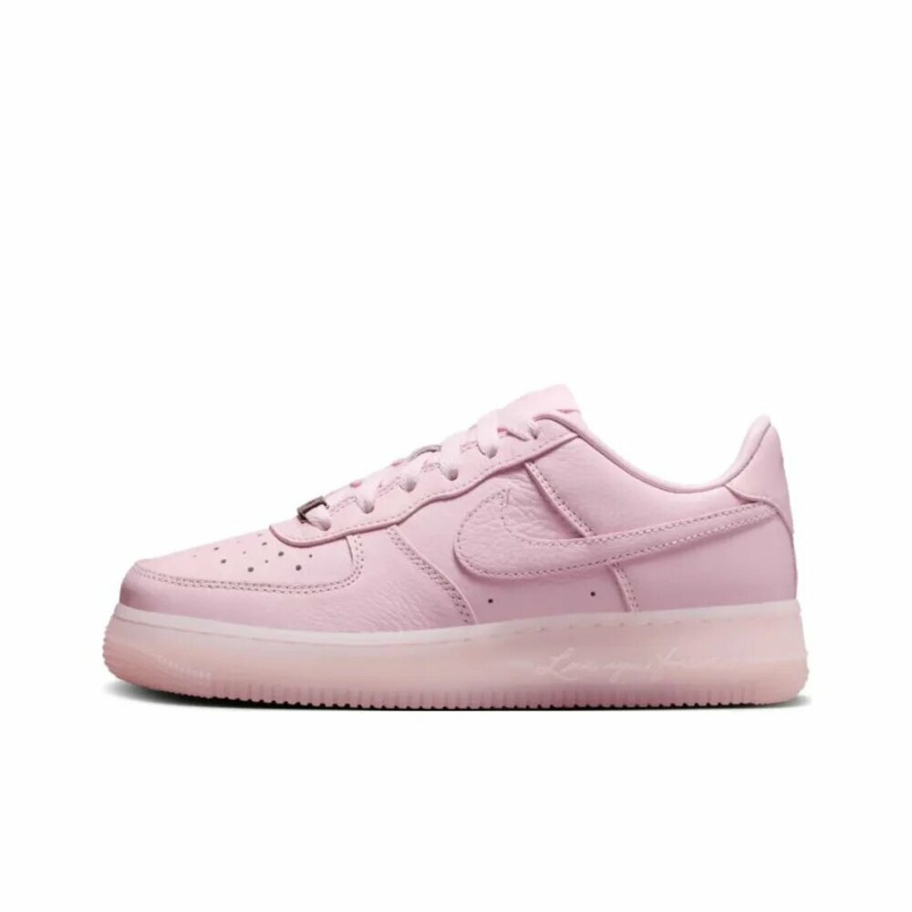Nocta x Nike Air Force 1 Low Love You Forever 粉色 GS 皮革 柔軟 女鞋 運動鞋 休閒鞋 大童鞋 HQ1772-600