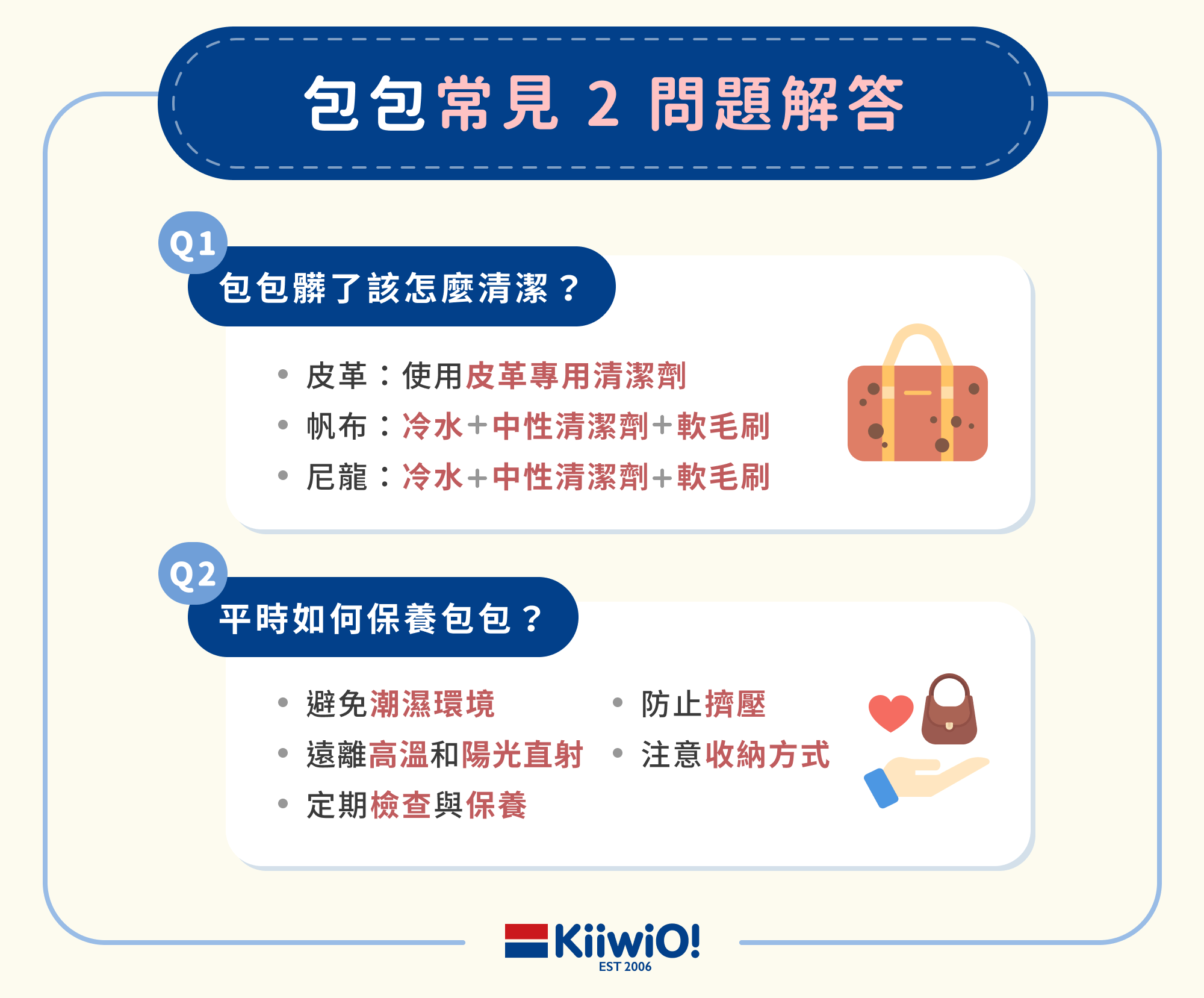 包包常見 2 問題解答