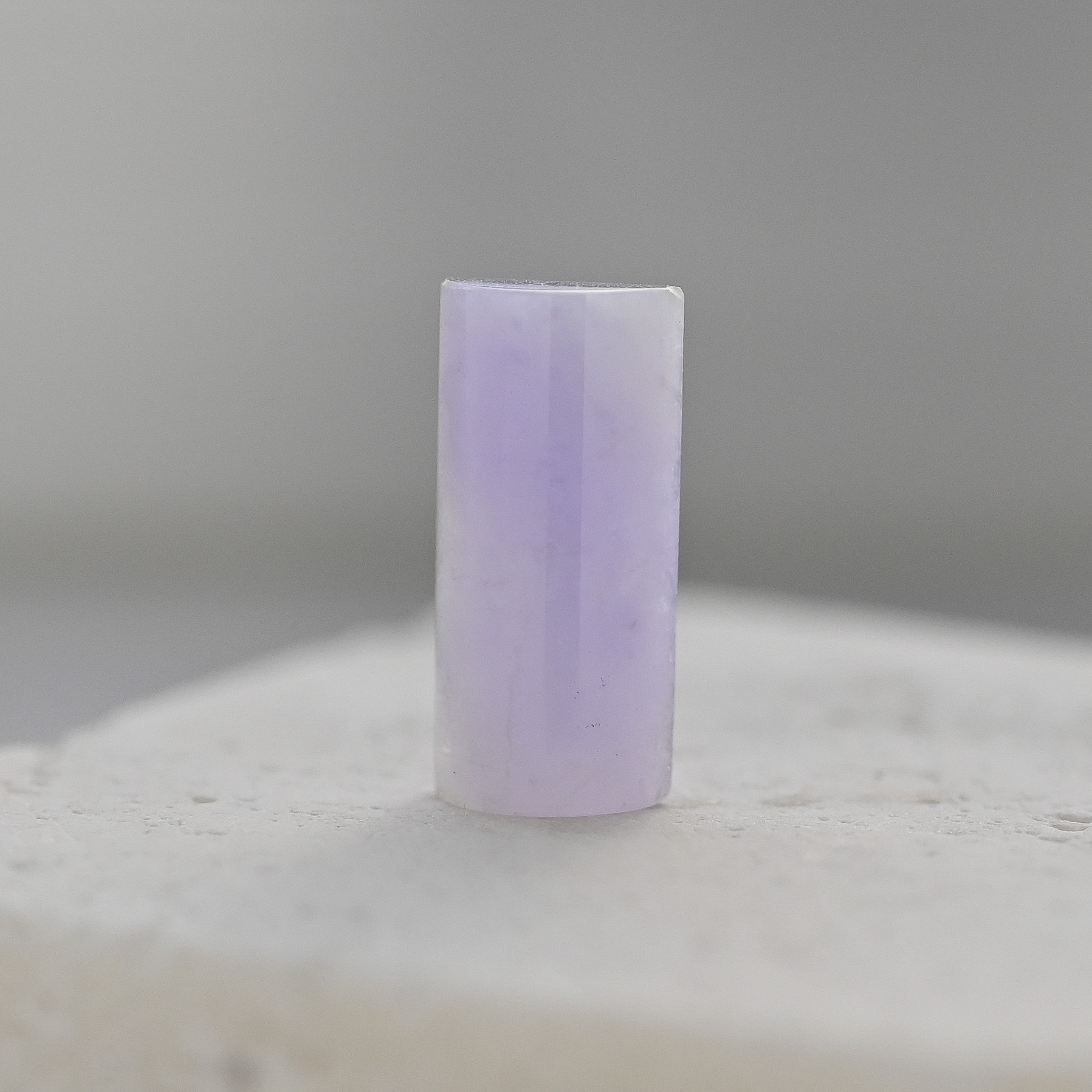 Rectangular Prism Violet Natural jade ( Grade A)