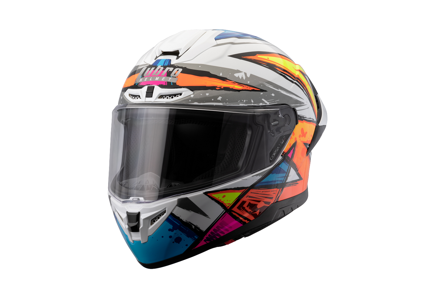 LUBRO CORSA TECH 衝刺黃 彩繪 大鴨尾 全罩式帽款