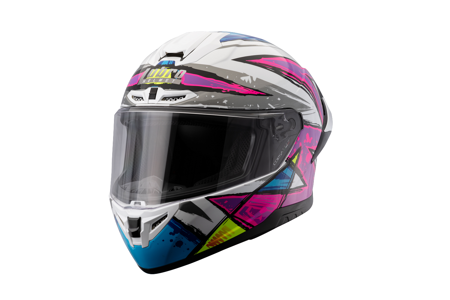 LUBRO CORSA TECH 衝刺紫 彩繪 大鴨尾 全罩式帽款