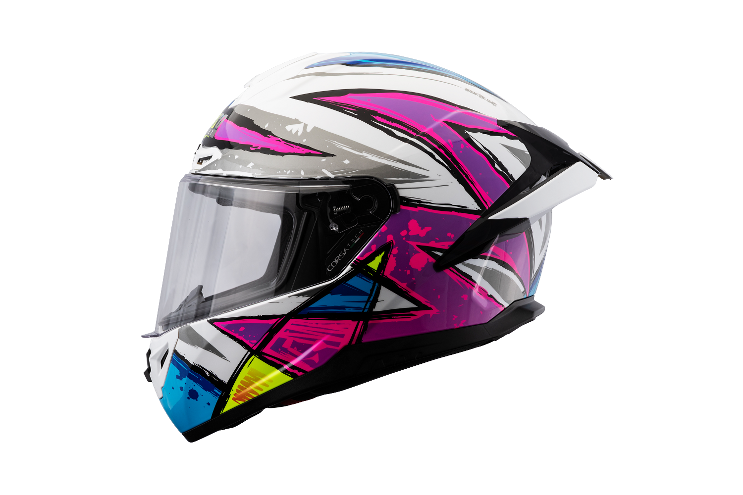 LUBRO CORSA TECH 衝刺紫 彩繪 大鴨尾 全罩式帽款