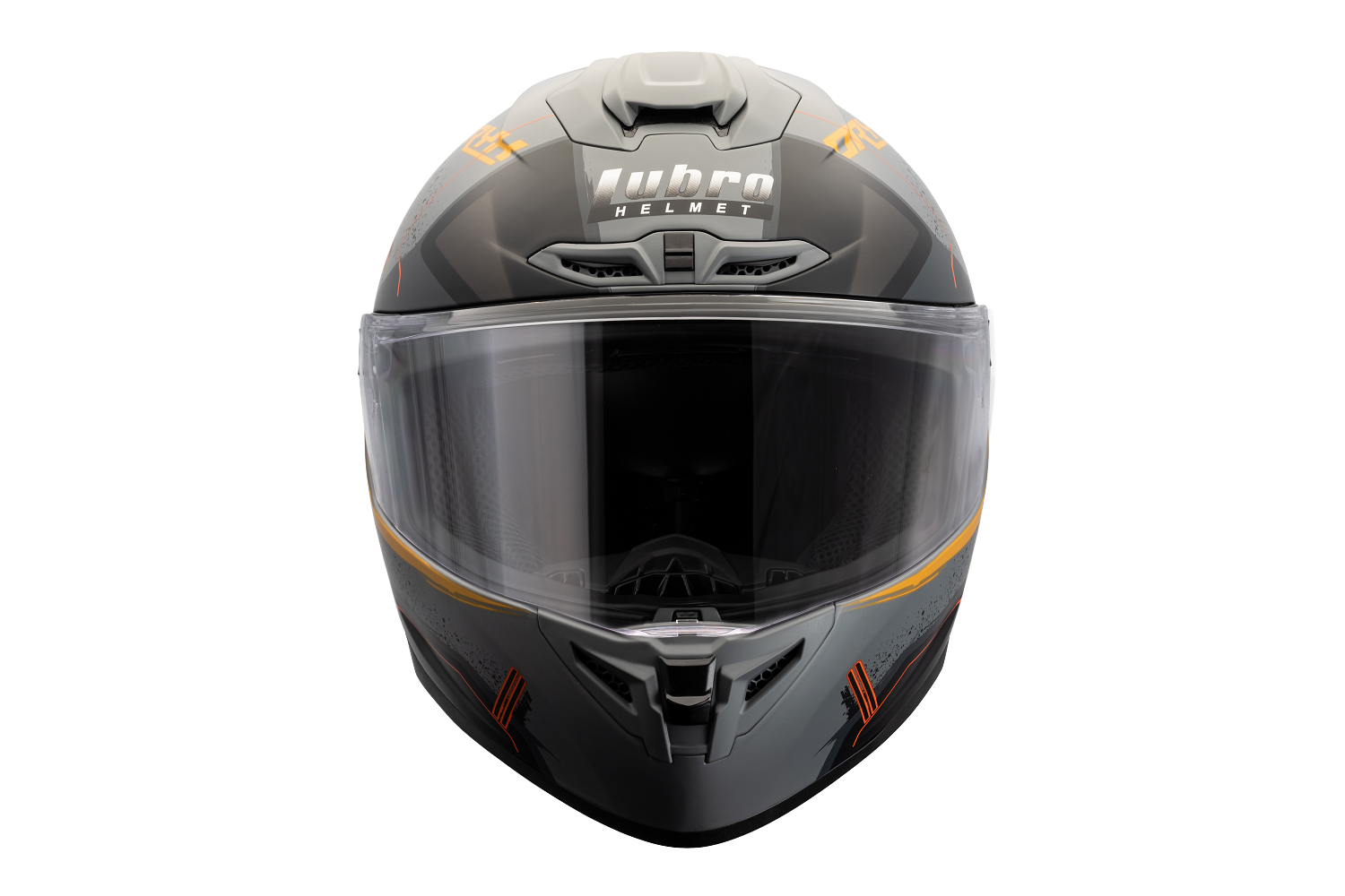 LUBRO CORSA TECH 361水泥灰 彩繪 大鴨尾 全罩式帽款