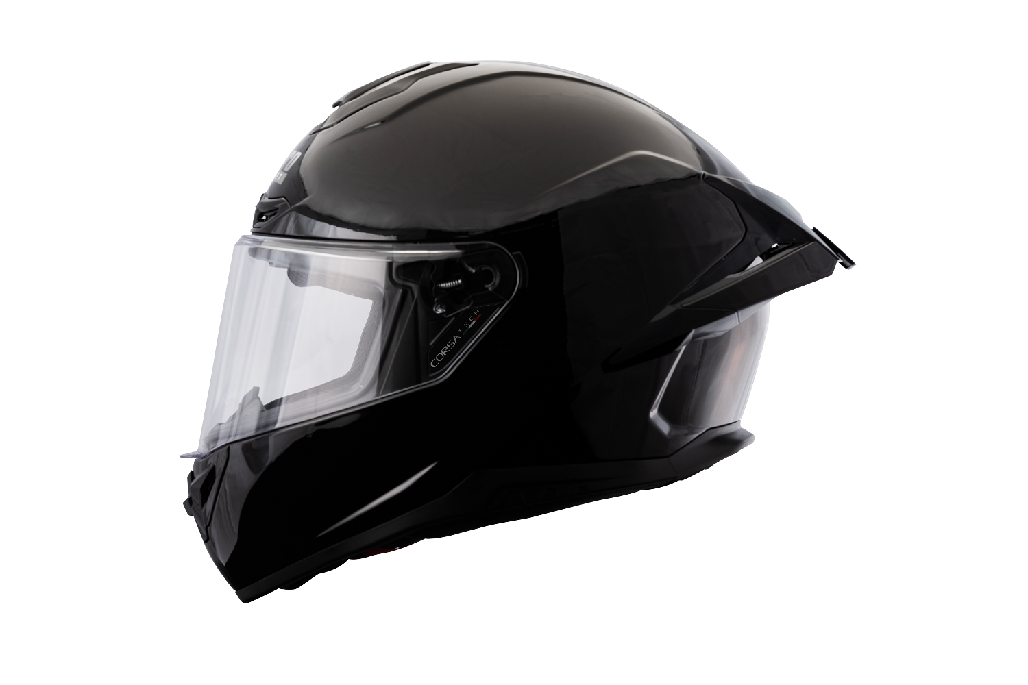 LUBRO CORSA TECH 質感黑 素色 大鴨尾 全罩式帽款