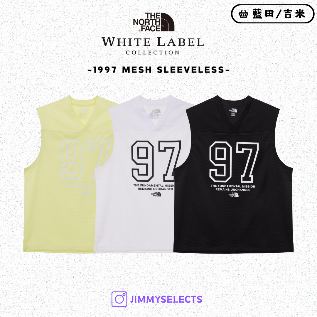 【代購】THE NORTH FACE 北臉 白標 1997 MESH  網眼 無袖 背心 NT7VR02