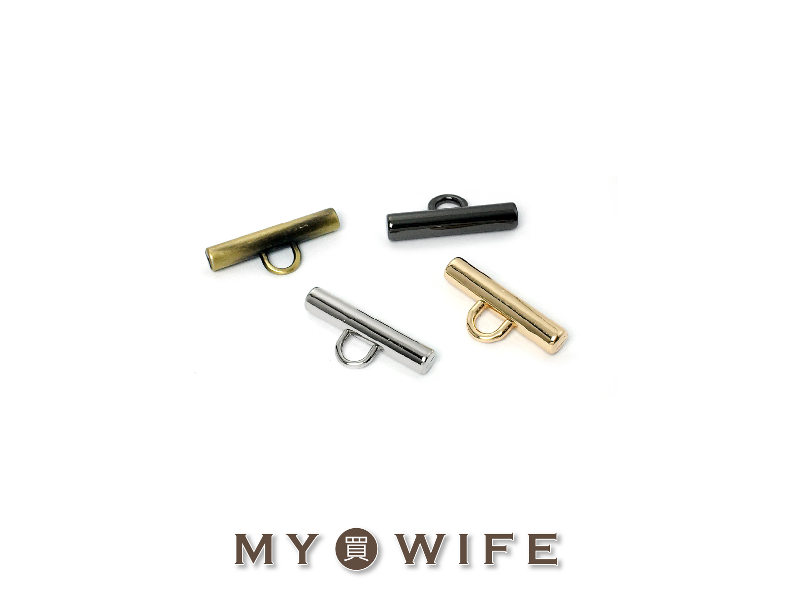 1吋(26mm)合金鍊條T字扣_4色【YR-25031801】