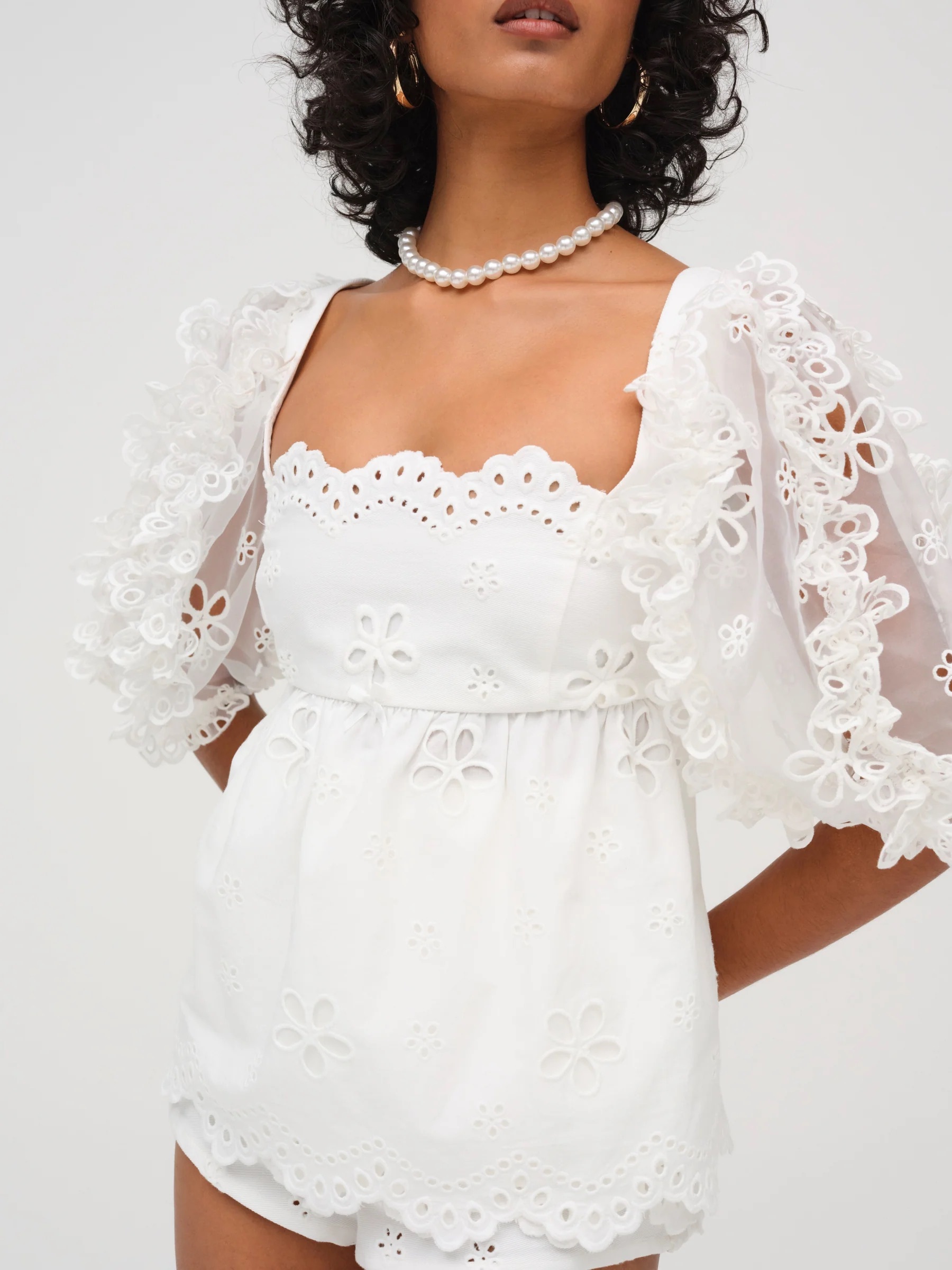 Daisy Eyelet Top