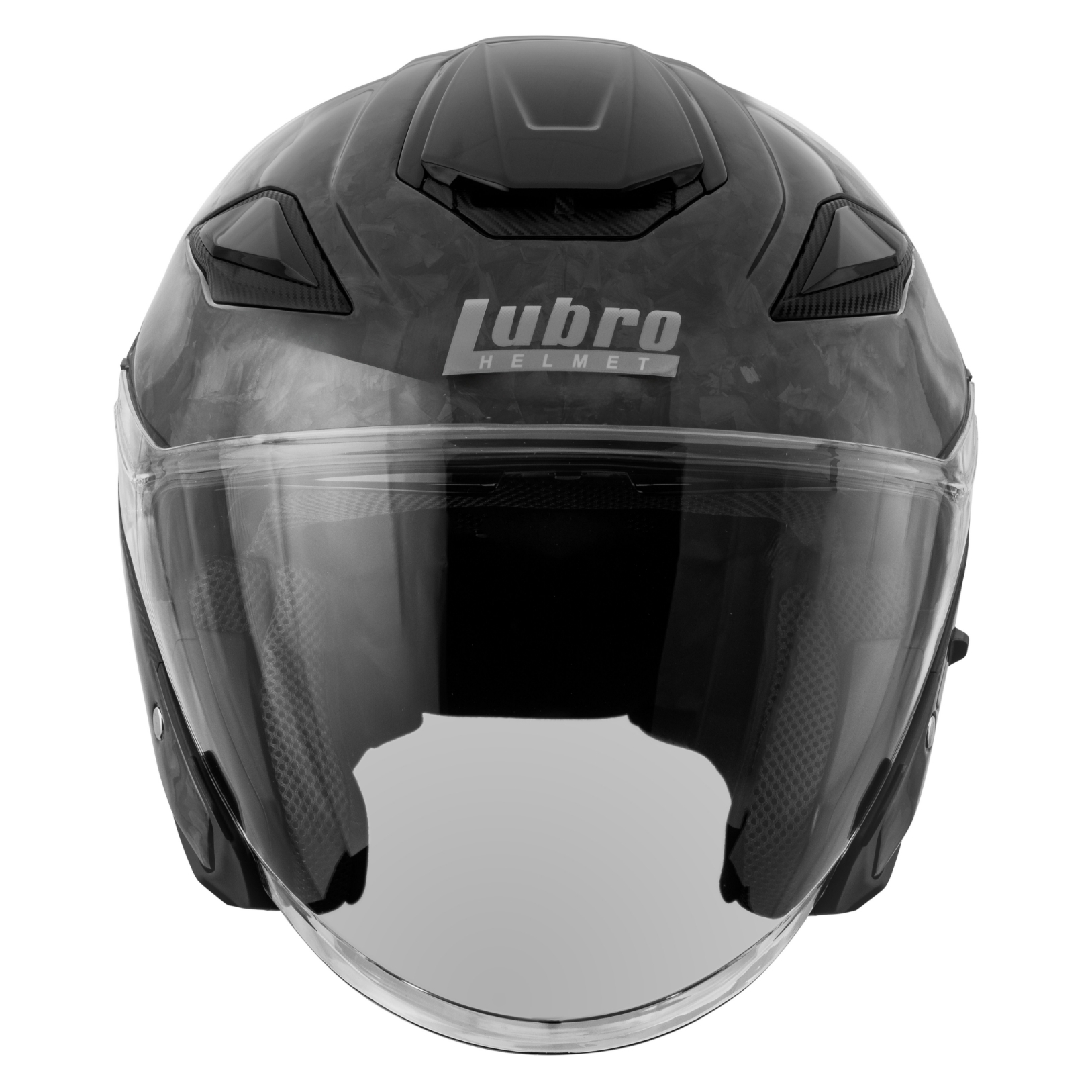 LUBRO GT TECH 鍛造碳纖維 內墨片 四分之三罩式帽款