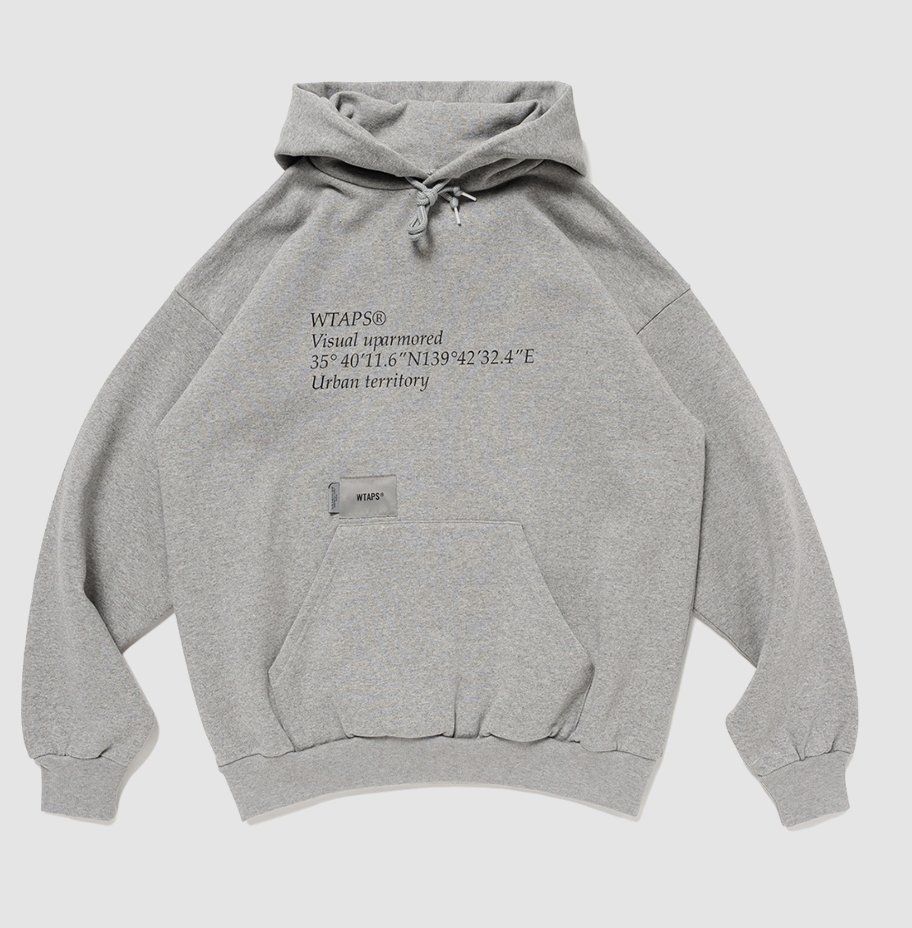 トップス WTAPS 242ATDT-HPM01S TEARY HOODY COTTON 242ATDT-HPM01S] WTAPS Teary Hoody (Ash Gray) – The Darkside