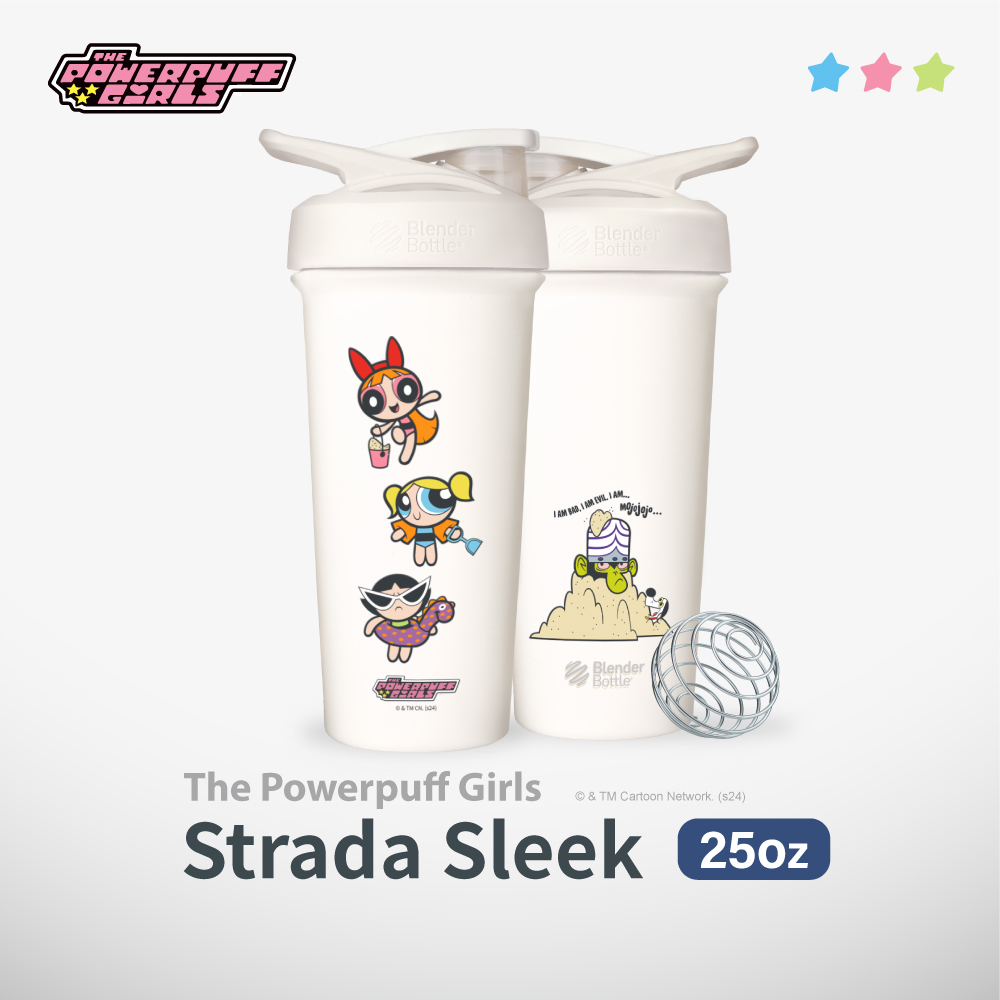 飛天小女警 不鏽鋼保溫保冰杯 | Strada Sleek #炎夏沙灘